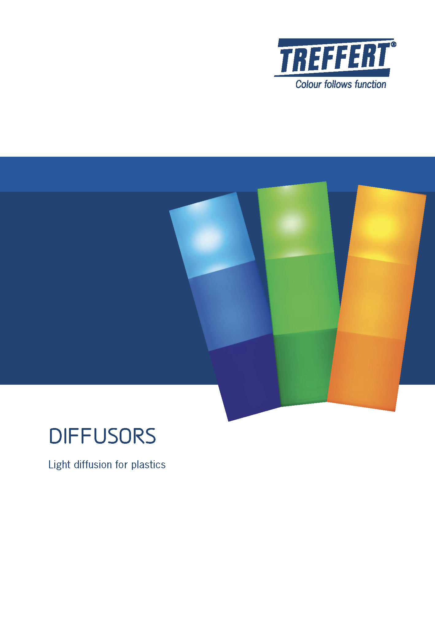 Treffert brochure about diffusors - Light diffusion for plastics